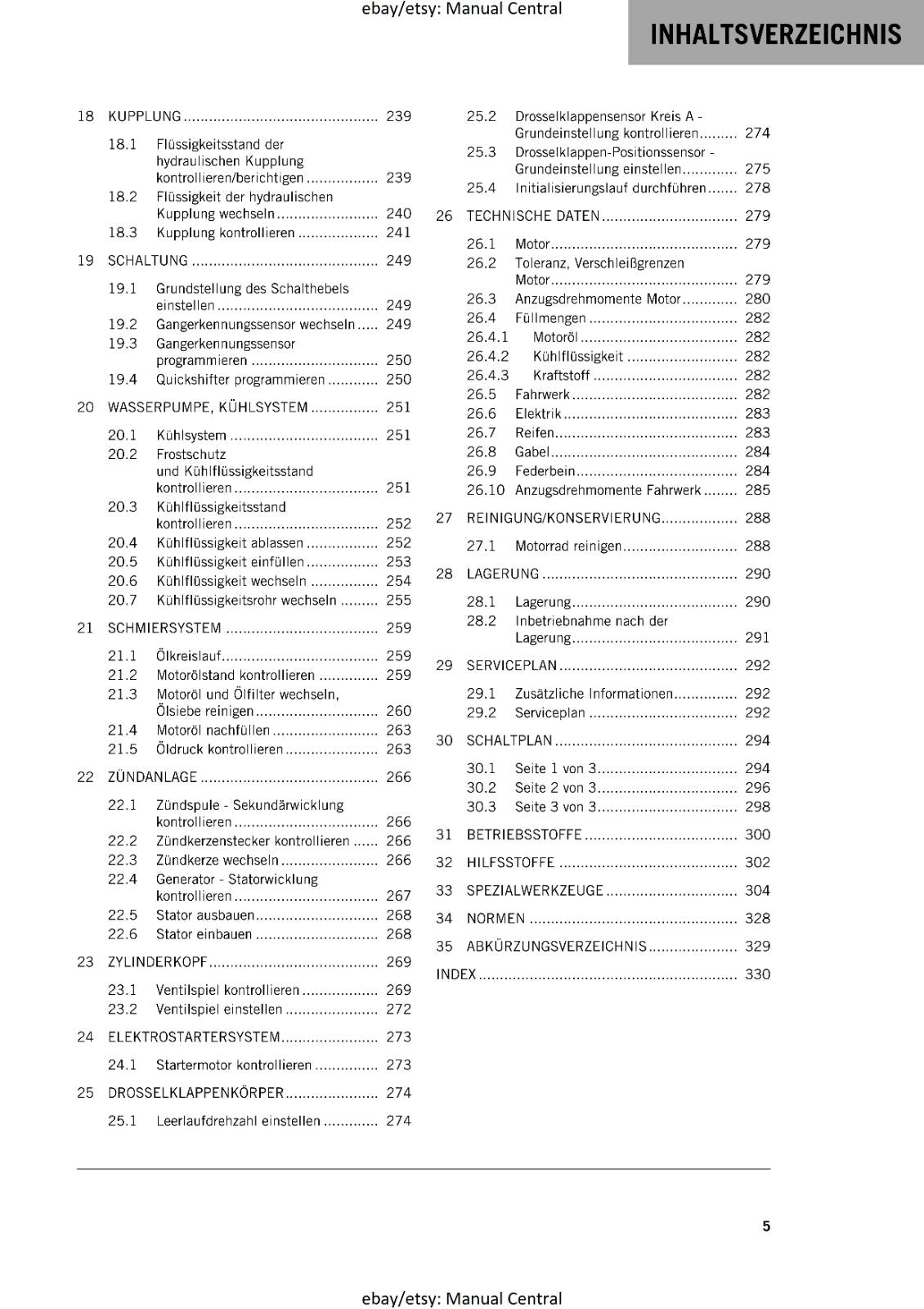 GERMAN LANGUAGE - KTM 2023- 450 SMR - REPARATURANLEITUNG