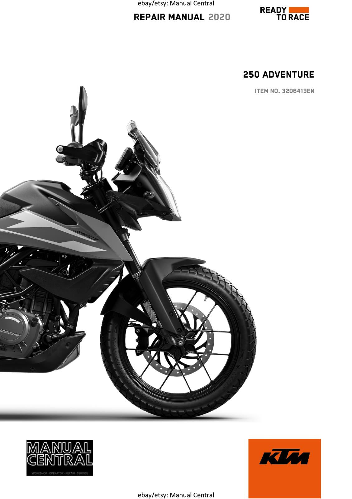 KTM 2020 - 250 ADVENTURE -  WORKSHOP SERVICE REPAIR MANUAL