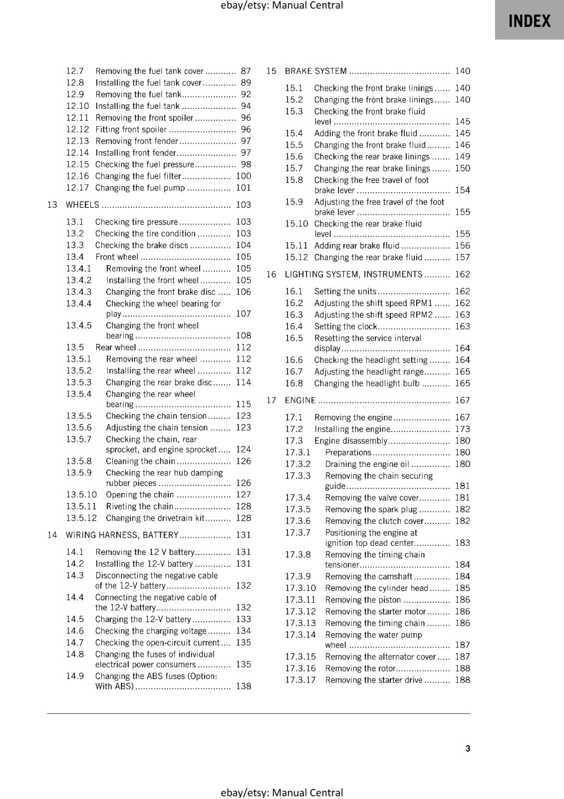 KTM 2020 - 250 DUKE -  WORKSHOP SERVICE REPAIR MANUAL