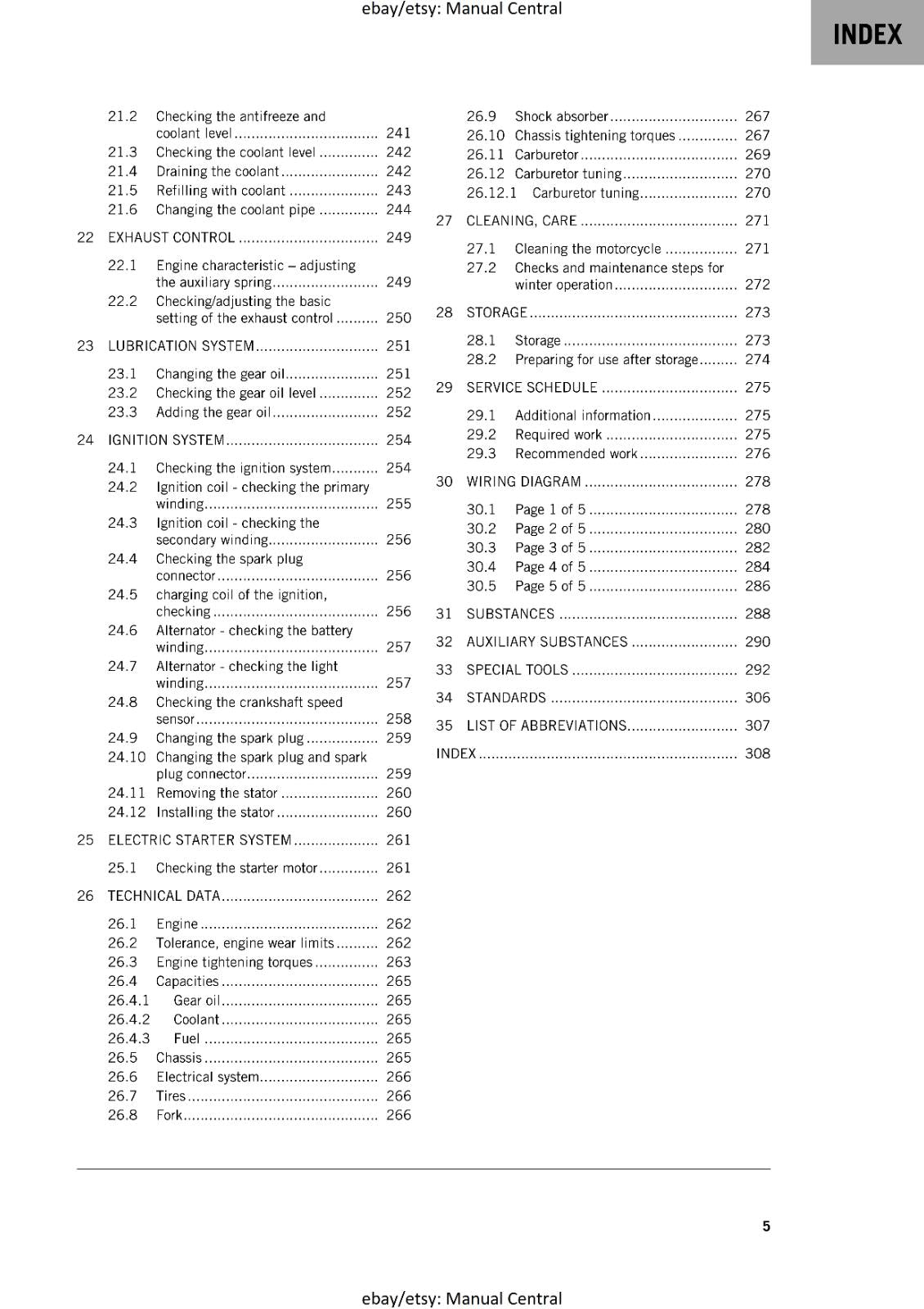 KTM 2020 - 300 EXC -  WORKSHOP SERVICE REPAIR MANUAL