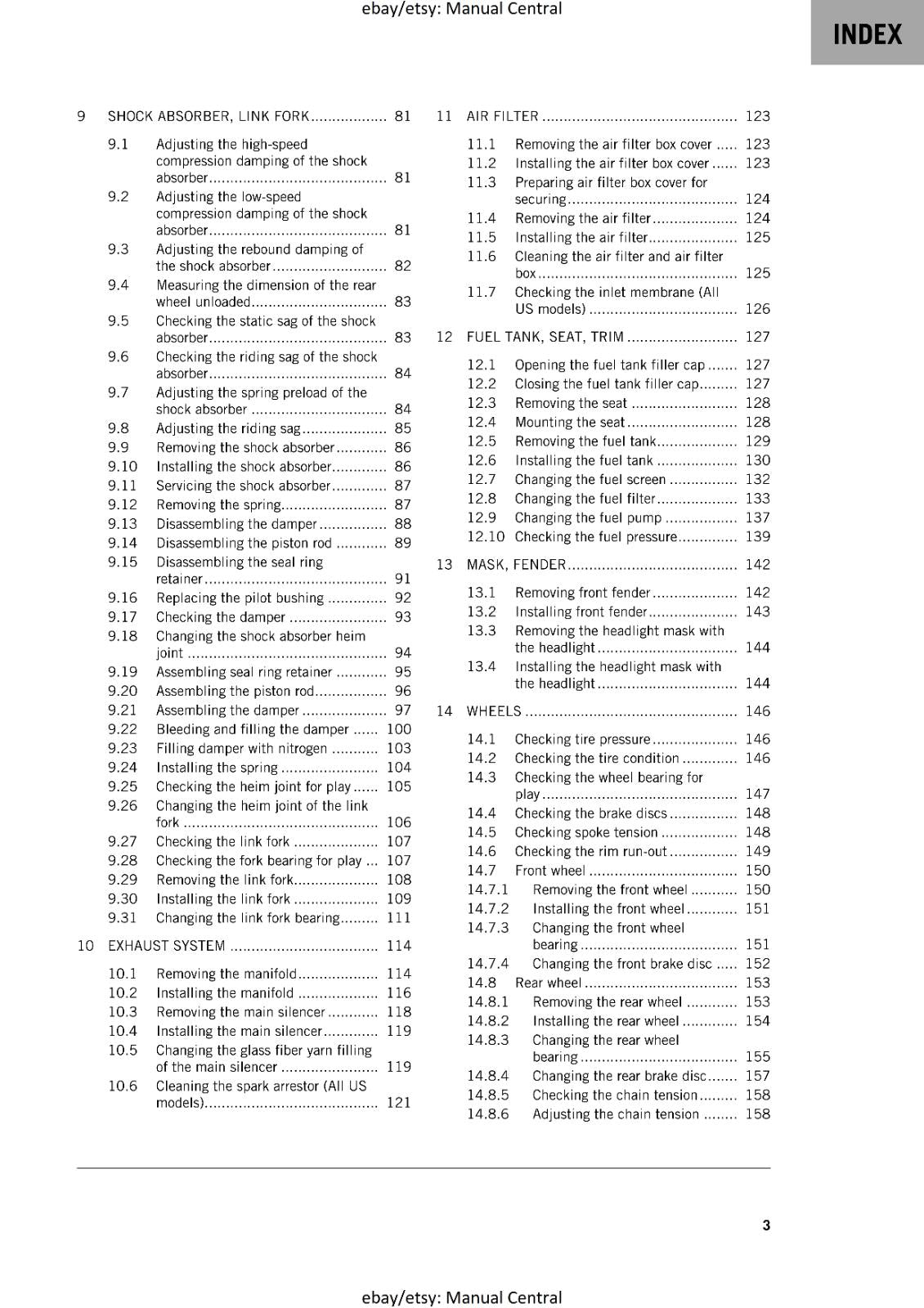 KTM 2020 - 350 EXC-F SIX DAYS XCF-W -  WORKSHOP SERVICE REPAIR MANUAL