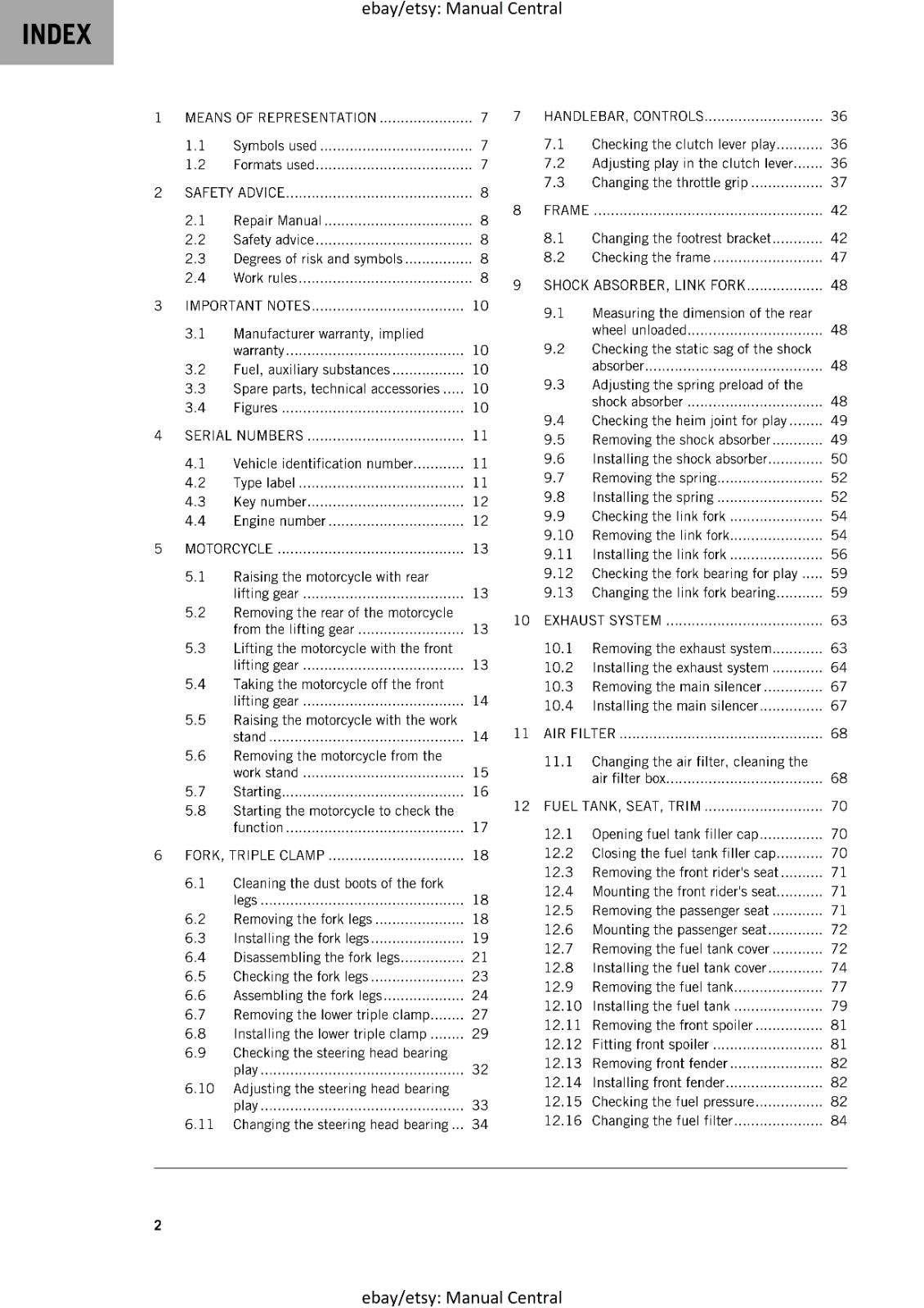 KTM 2020 - 390 DUKE - WORKSHOP SERVICE REPAIR MANUAL