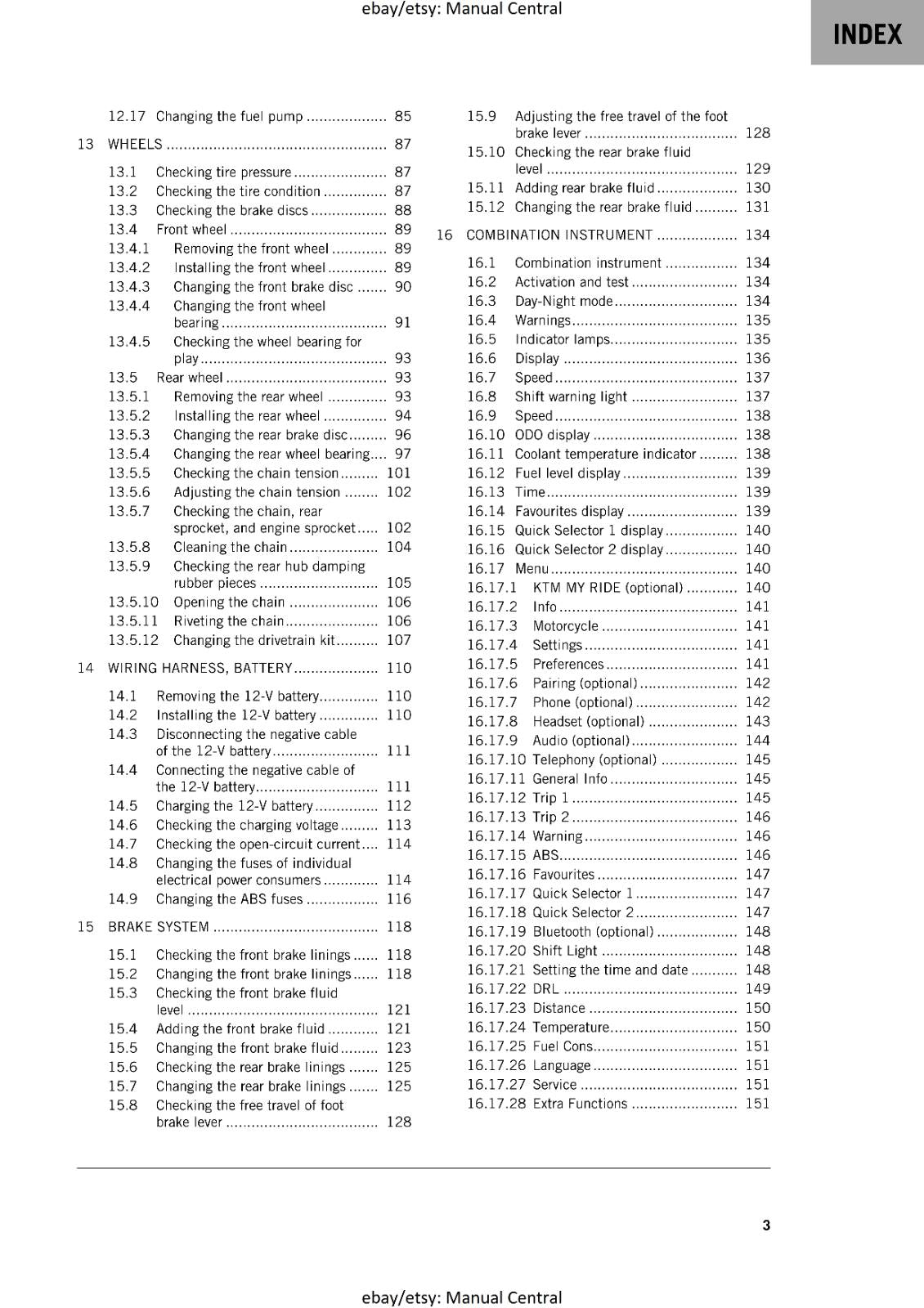 KTM 2020 - 390 DUKE - WORKSHOP SERVICE REPAIR MANUAL