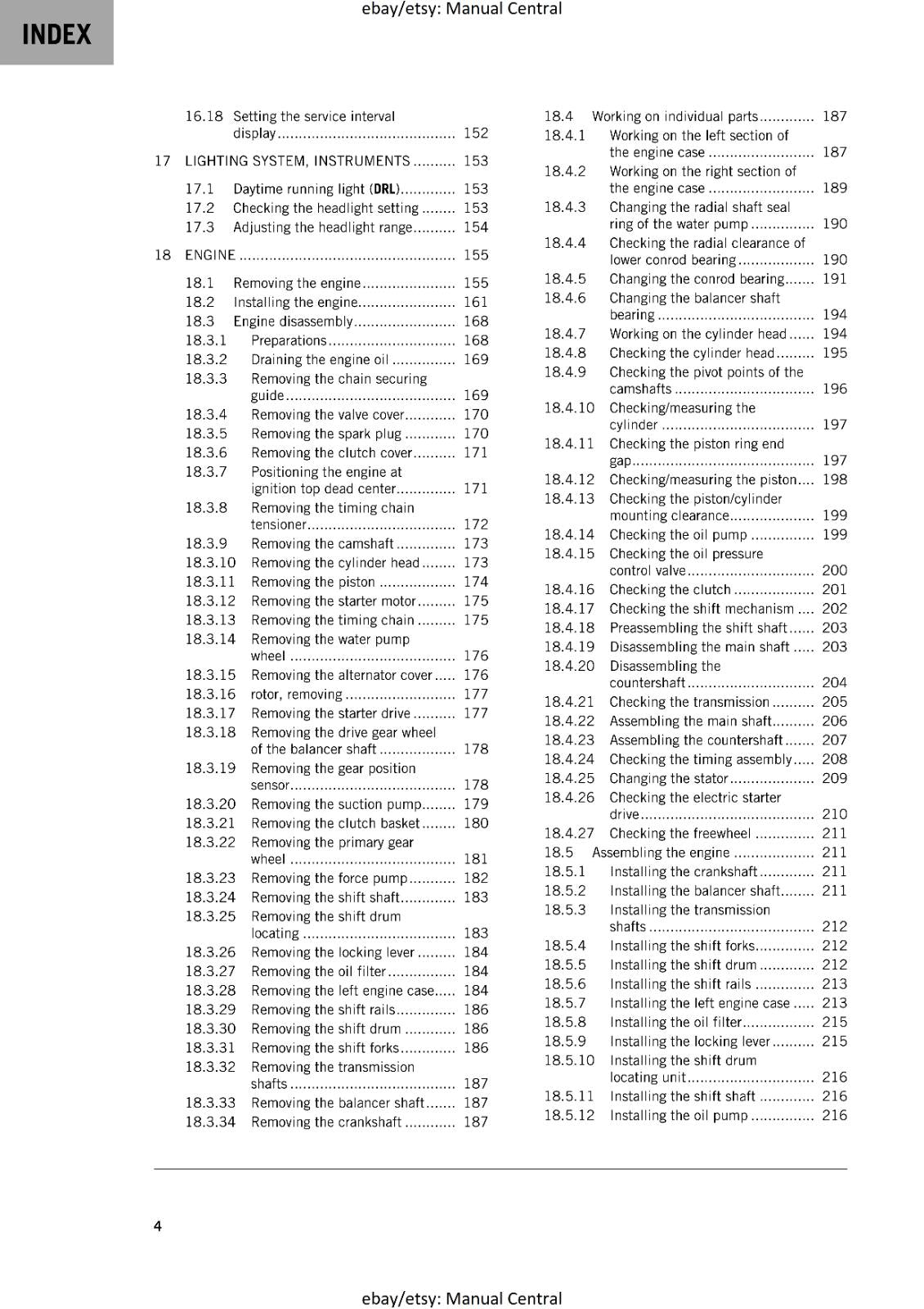 KTM 2020 - 390 DUKE - WORKSHOP SERVICE REPAIR MANUAL