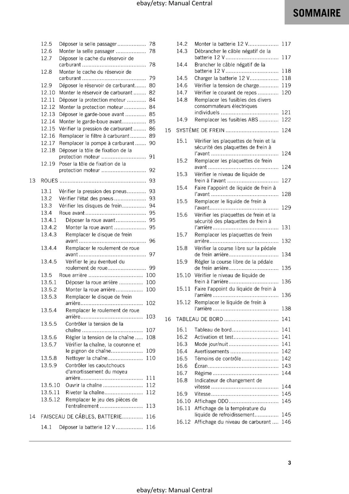 KTM 2021 - FRENCH LANGUAGE - 390 ADVENTURE - MANUEL DE REPARATION