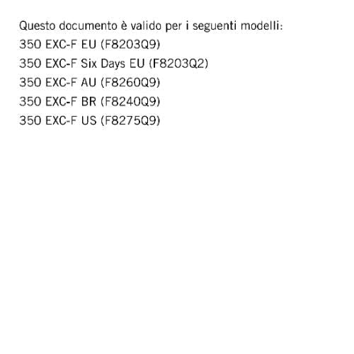 ITALIAN LANGUAGE - KTM 2017 - 350 EXC-F  - MANUALE DI RIPARAZIONE