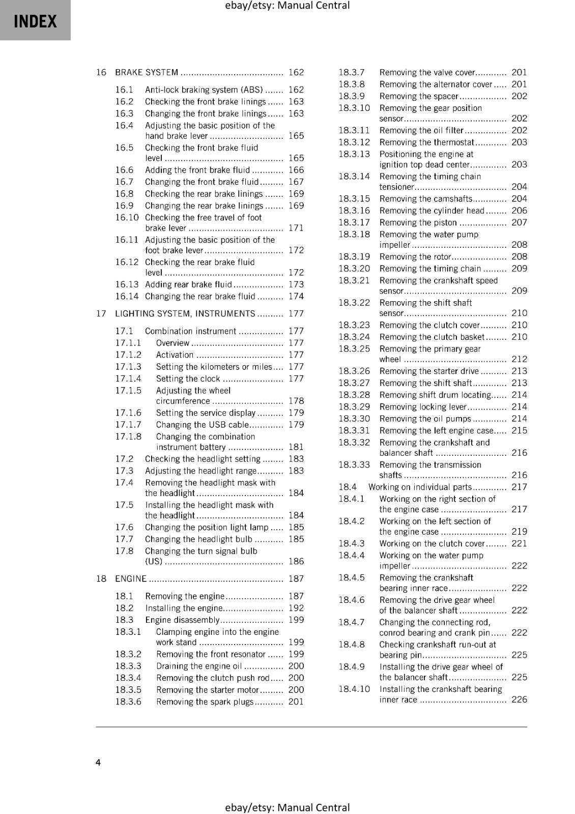 KTM MOTORCYCLE 2020 - 690 SMC R EU US - WORKSHOP SERVICE - REPRINT
