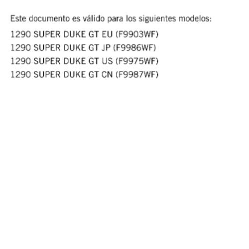 KTM 2023 - SPANISH LANGUAGE - 1290 SUPER DUKE GT- MANUAL DE REPARACION