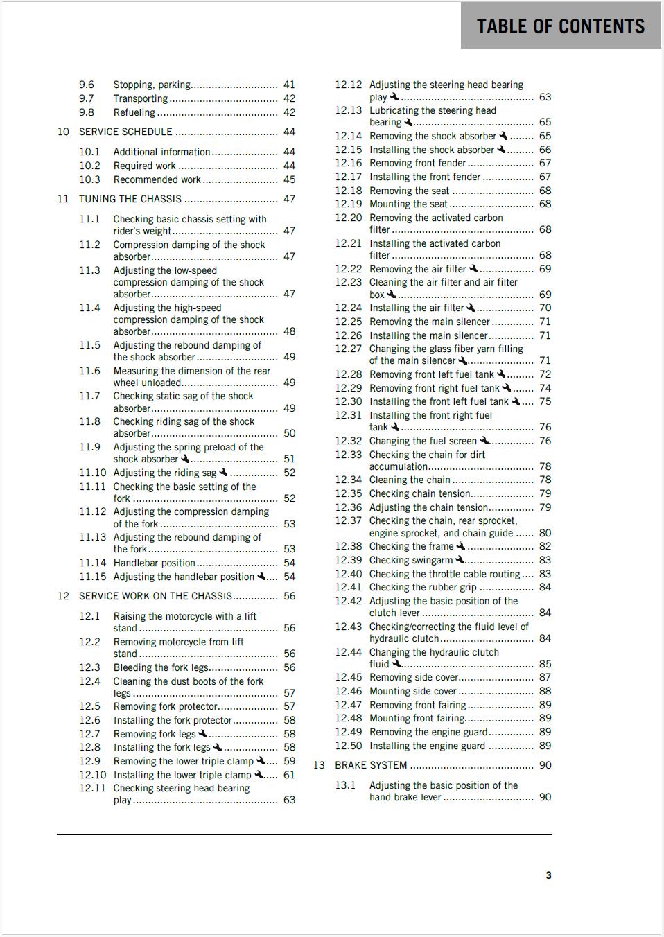 2024 OWNERS MANUAL - KTM 450 RALLY FACTORY REPLICA - REPRINT - INCLUDES WIRING