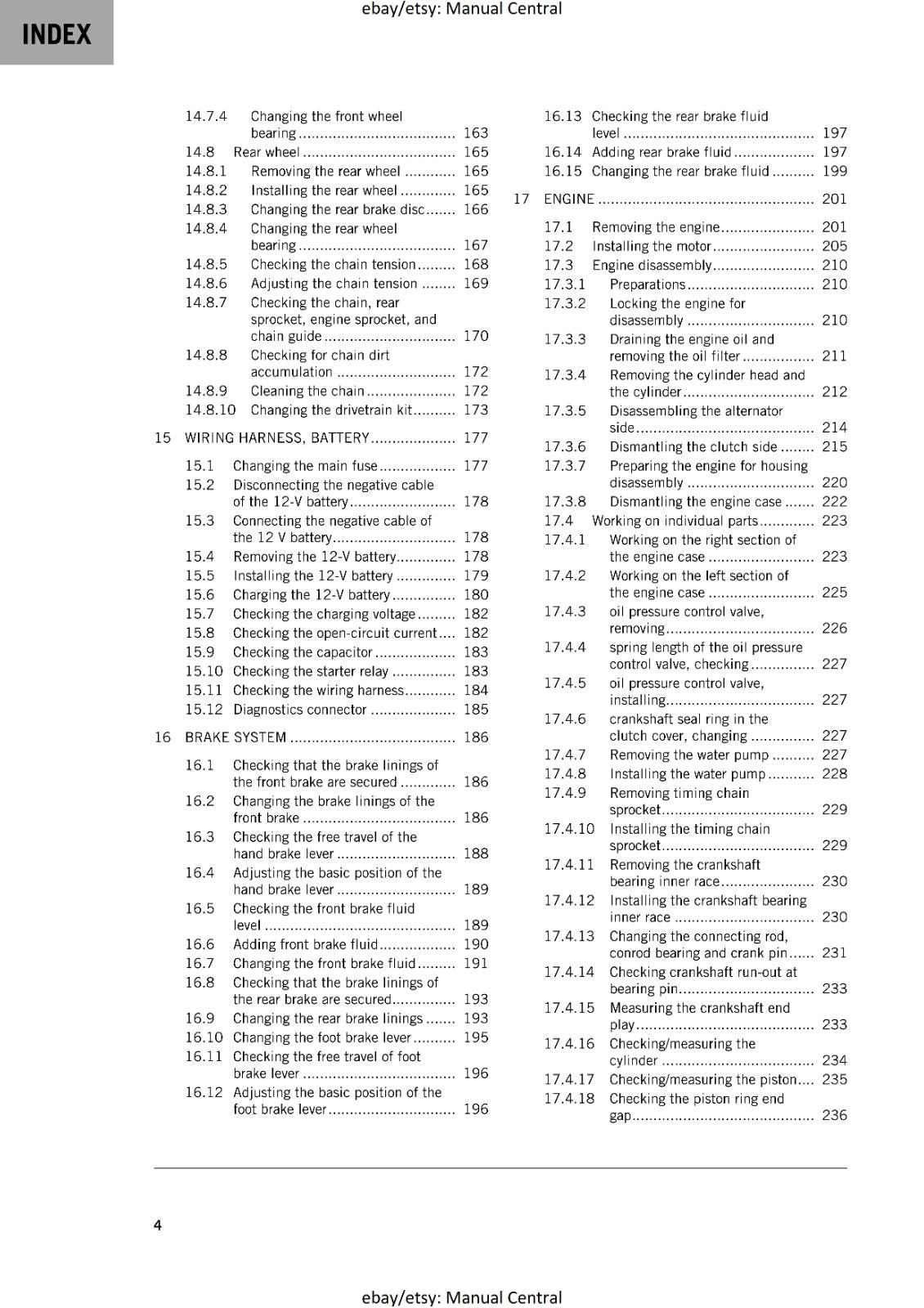 KTM 2024 - 450 SX-F XC-F -  WORKSHOP SERVICE REPAIR MANUAL