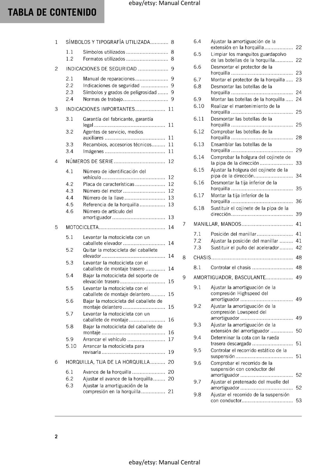 KTM 2023 - SPANISH LANGUAGE - 690 SMC R - EU EDITION - MANUAL DE REPARACION