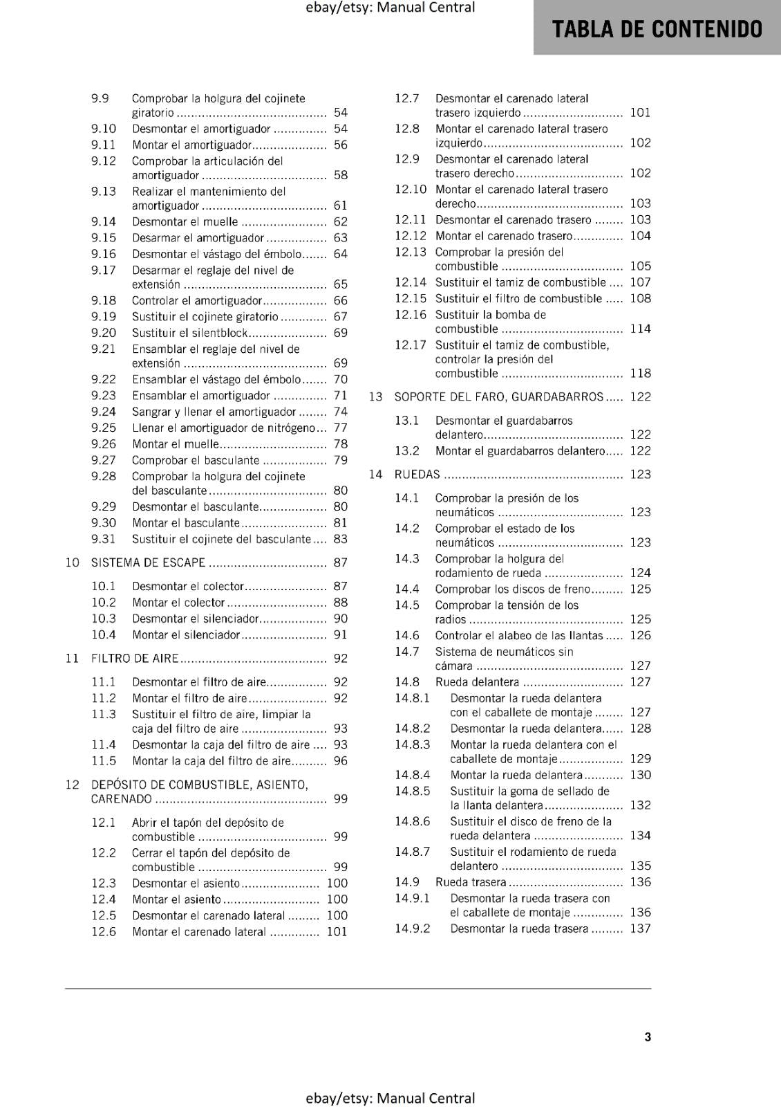 KTM 2023 - SPANISH LANGUAGE - 690 SMC R - EU EDITION - MANUAL DE REPARACION