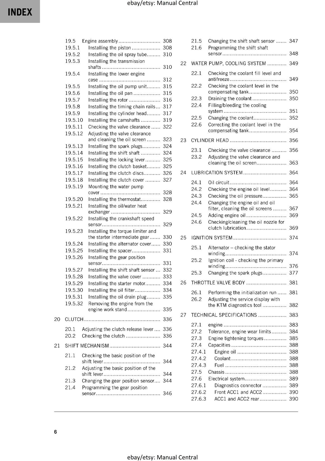 KTM 2024 - 790 ADVENTURE -  WORKSHOP SERVICE REPAIR MANUAL - REPRINTED