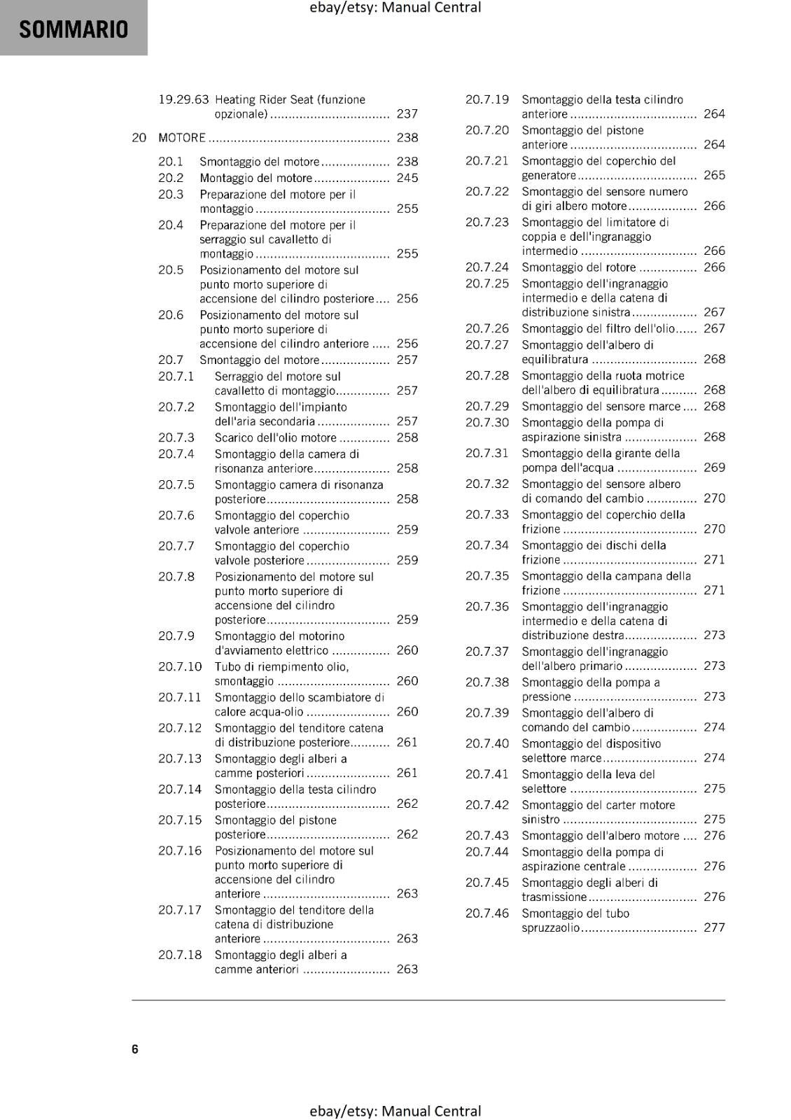 ITALIAN LANGUAGE - KTM 2023 - 1290 SUPER ADVENTURE S  - MANUALE DI RIPARAZIONE