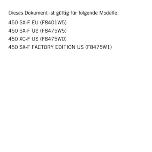 GERMAN LANGUAGE - KTM 2023- 450 XC-F SX-F FACTORY EDITION - REPARATURANLEITUNG