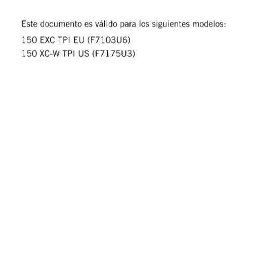 KTM 2021 - SPANISH LANGUAGE - 150 EXC XC-W TPI - MANUAL DE REPARACION