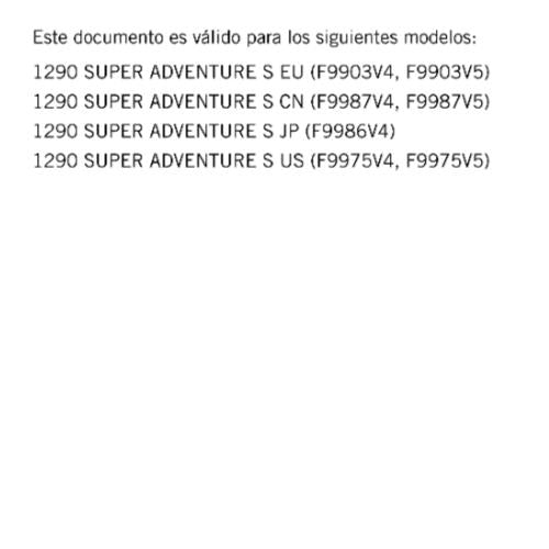 KTM 2022 - SPANISH LANGUAGE - 1290 SUPER ADVENTURE S - MANUAL DE REPARACION