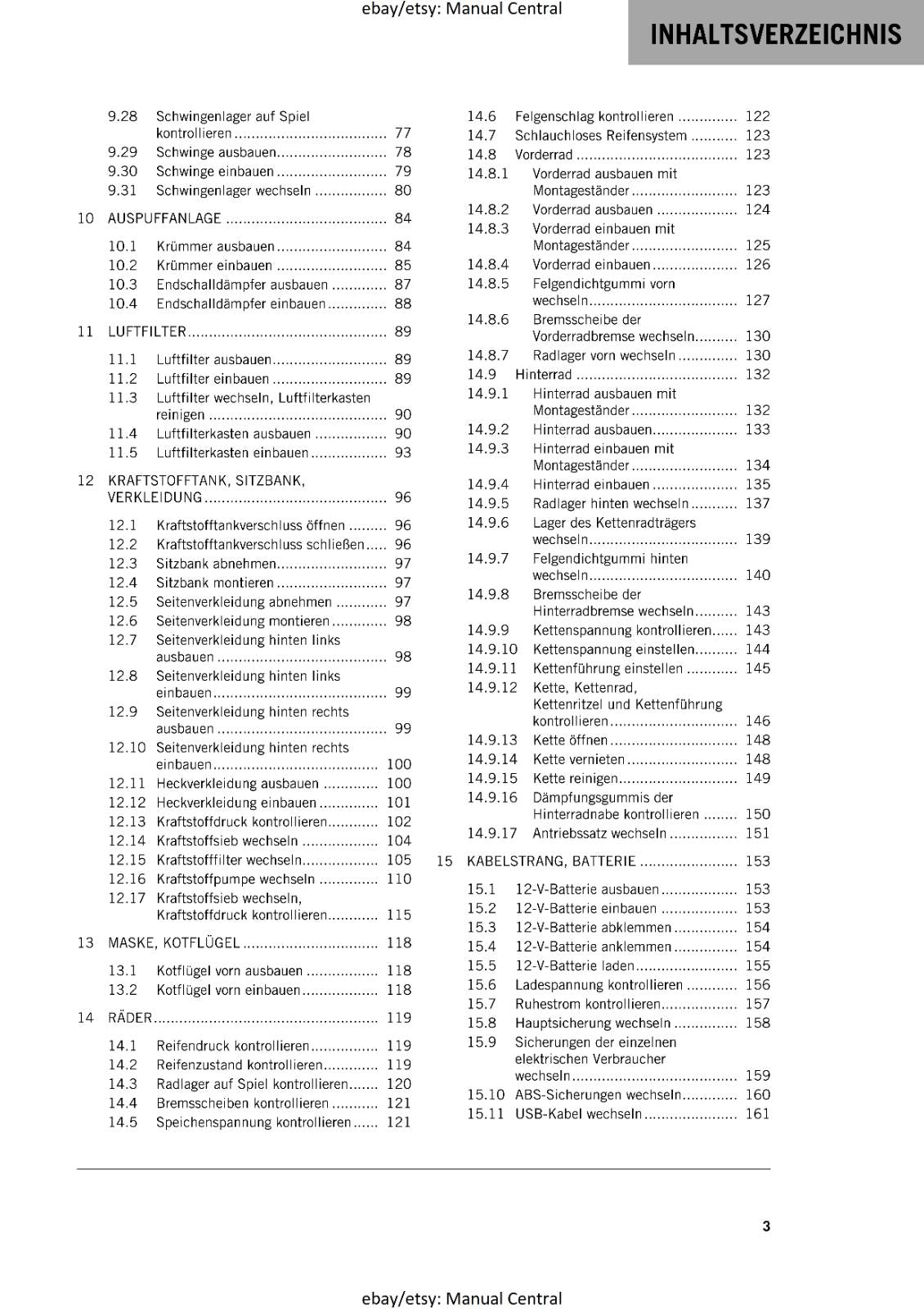 GERMAN LANGUAGE - KTM 2023- 690 SMC R EU EDITION - REPARATURANLEITUNG