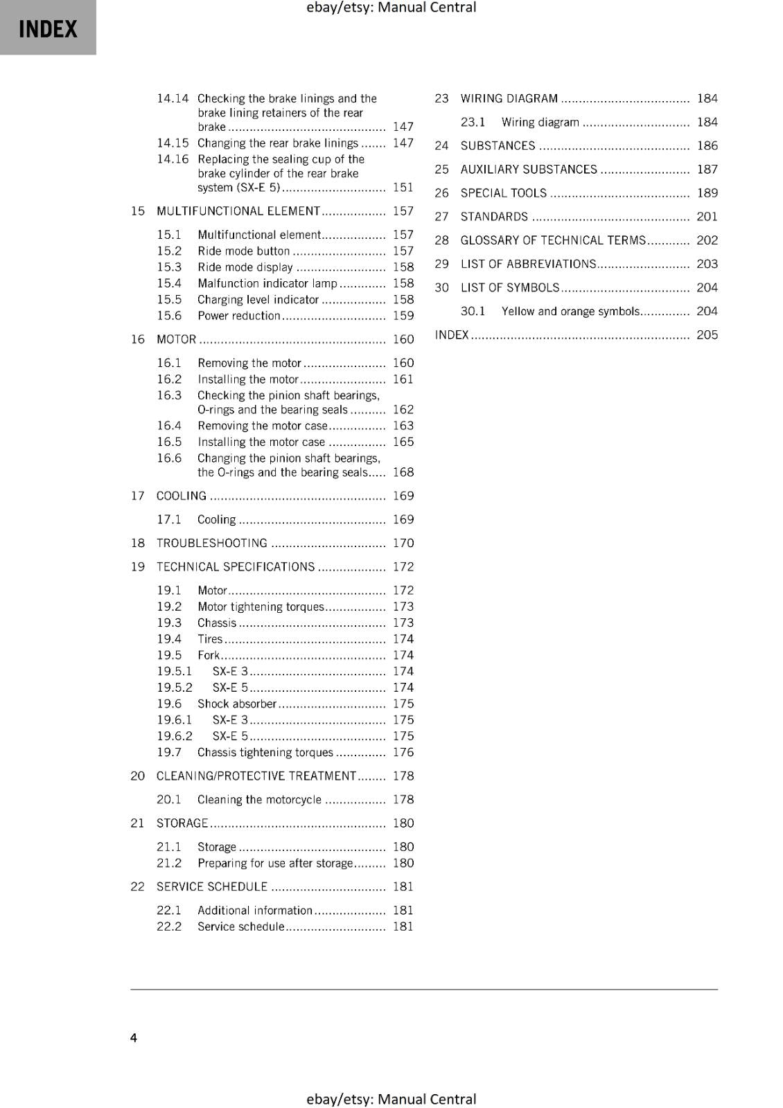 KTM 2024 - SX-E 3 SX-E 5 -  WORKSHOP SERVICE REPAIR MANUAL