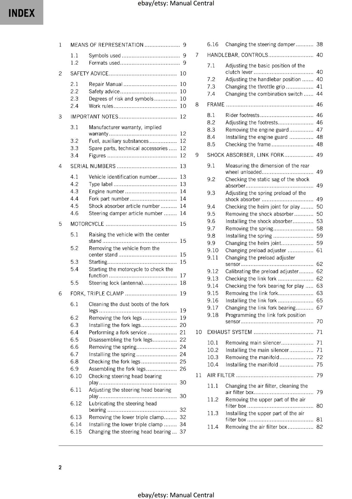 KTM 2024 - 1290 SUPER ADVENTURE S - WORKSHOP SERVICE REPAIR MANUAL