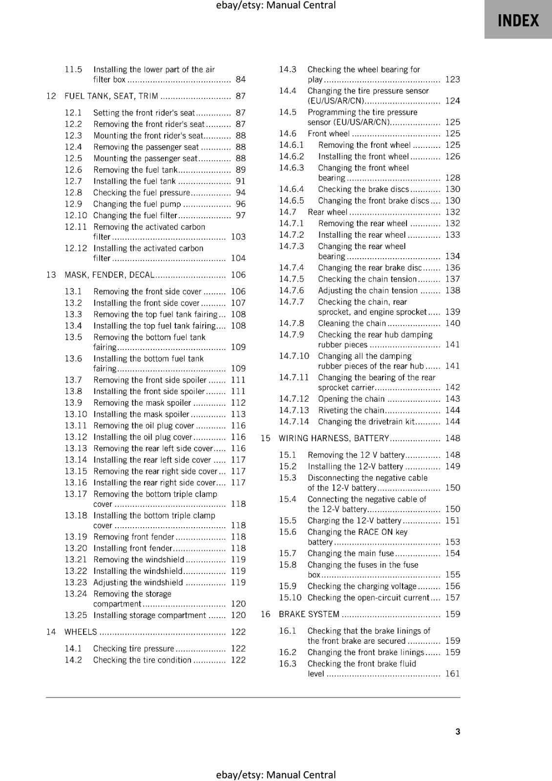 KTM 2024 - 1290 SUPER ADVENTURE S - WORKSHOP SERVICE REPAIR MANUAL