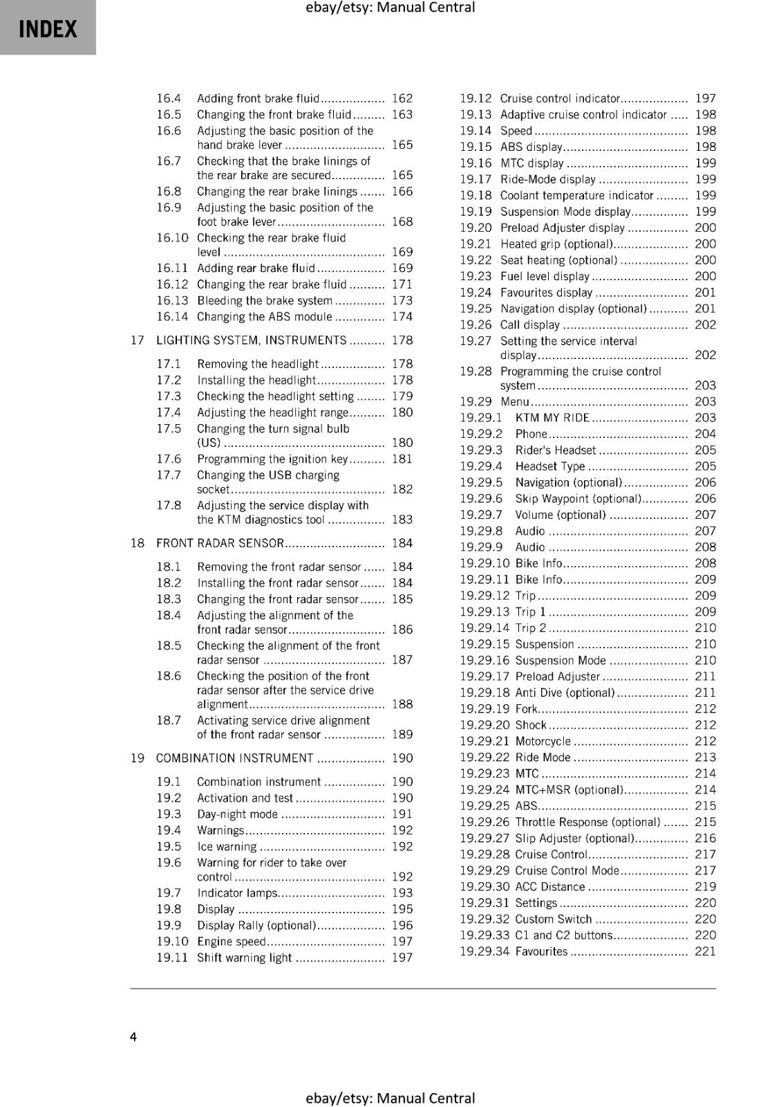 KTM 2024 - 1290 SUPER ADVENTURE S - WORKSHOP SERVICE REPAIR MANUAL
