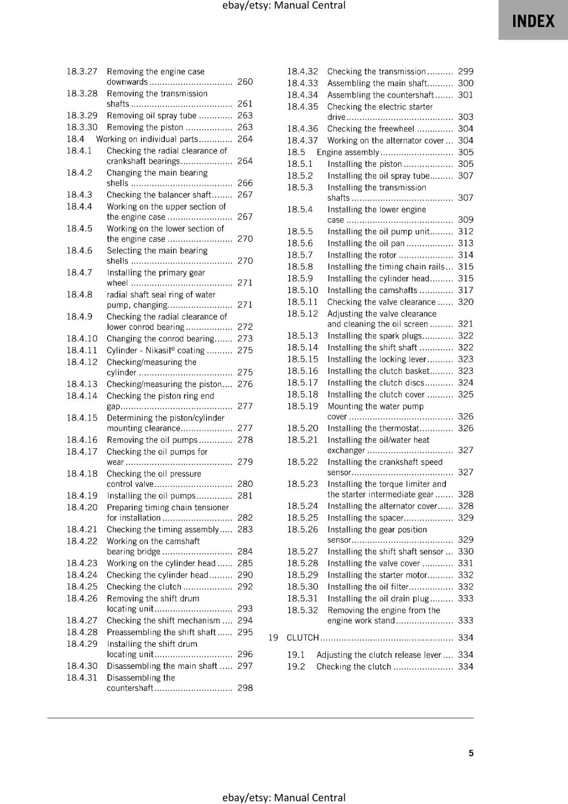 KTM 2020 - 890 DUKE R - WORKSHOP SERVICE REPAIR MANUAL