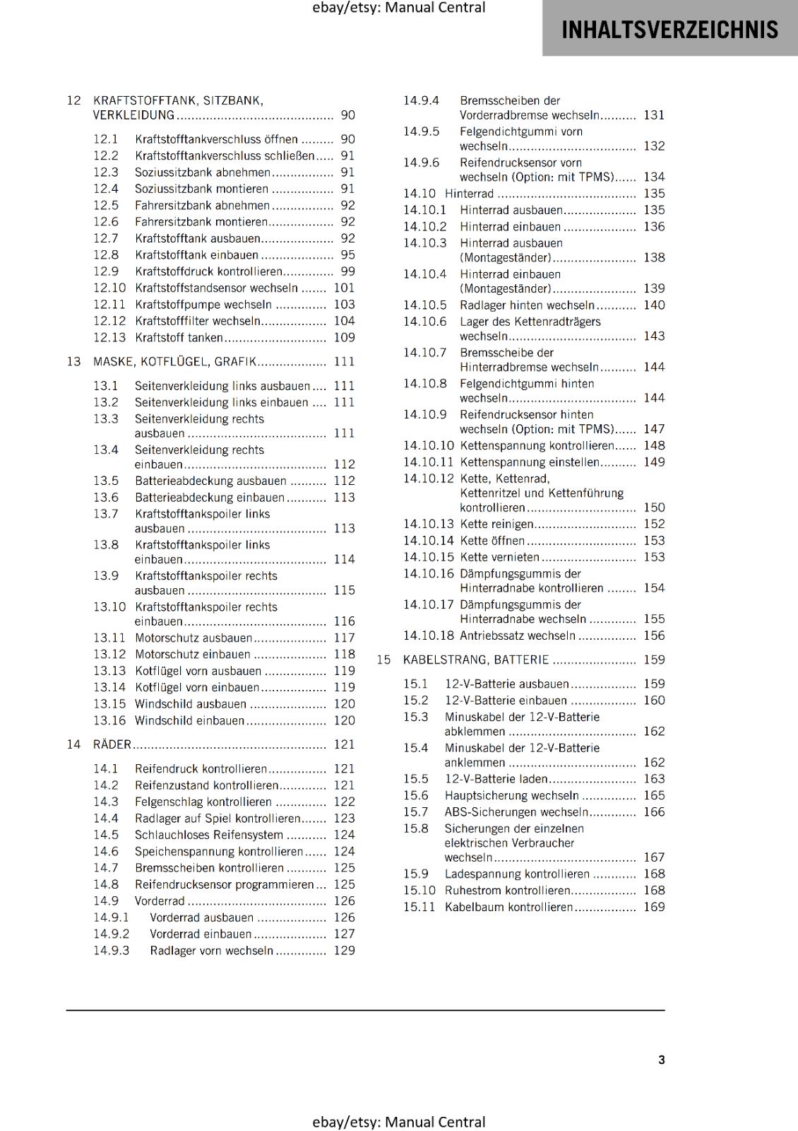 GERMAN LANGUAGE - KTM 2023- 890 ADVENTURE - REPARATURANLEITUNG
