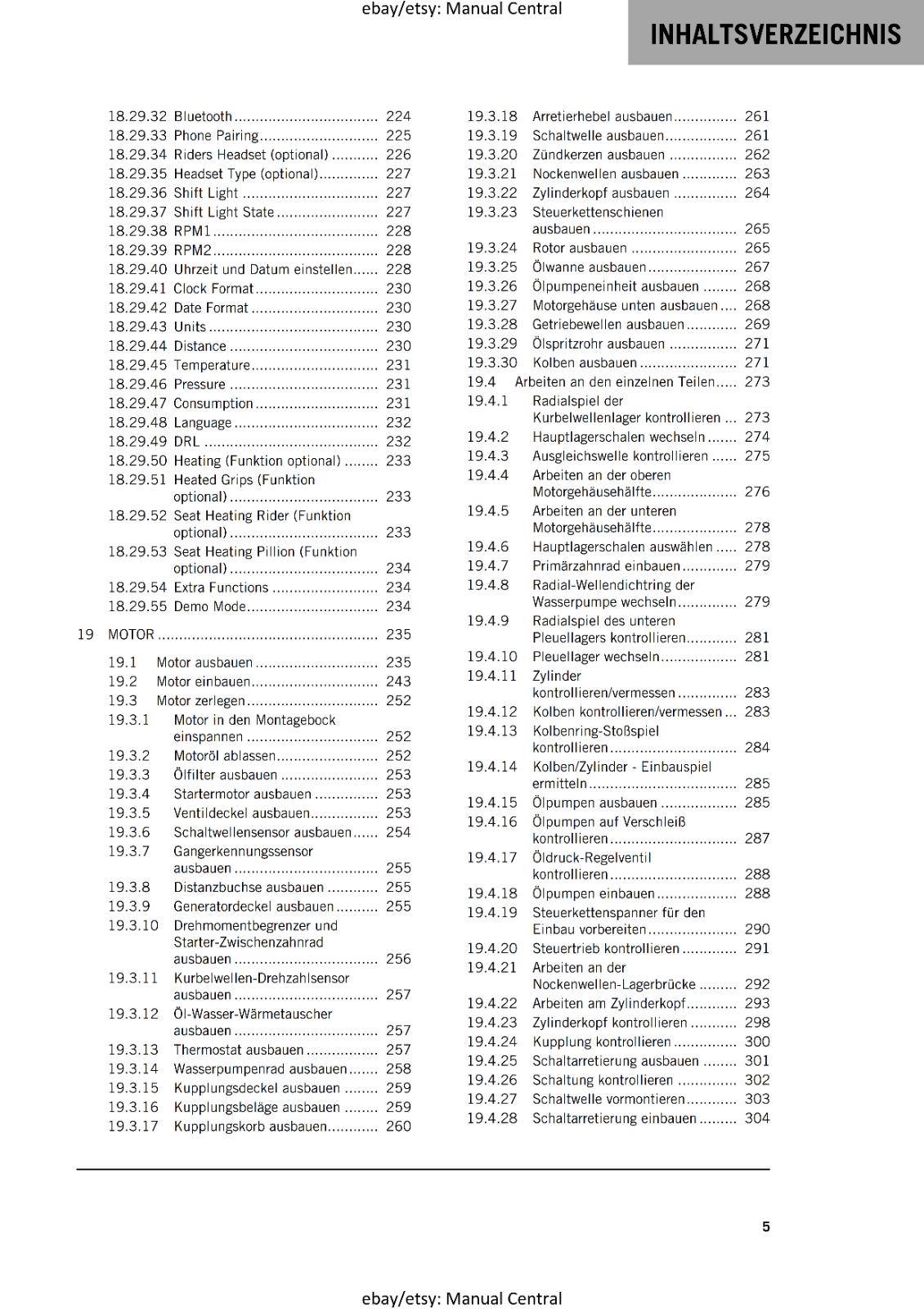 GERMAN LANGUAGE - KTM 2023- 890 ADVENTURE - REPARATURANLEITUNG