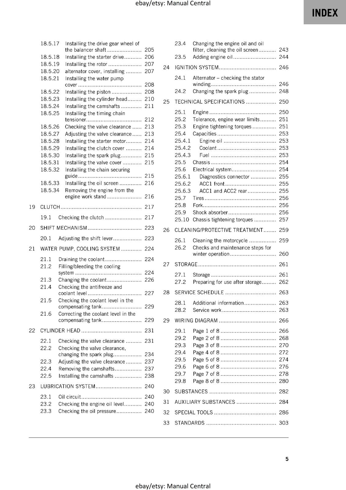 KTM 2024 - RC 200 -  WORKSHOP SERVICE REPAIR MANUAL - REPRINTED