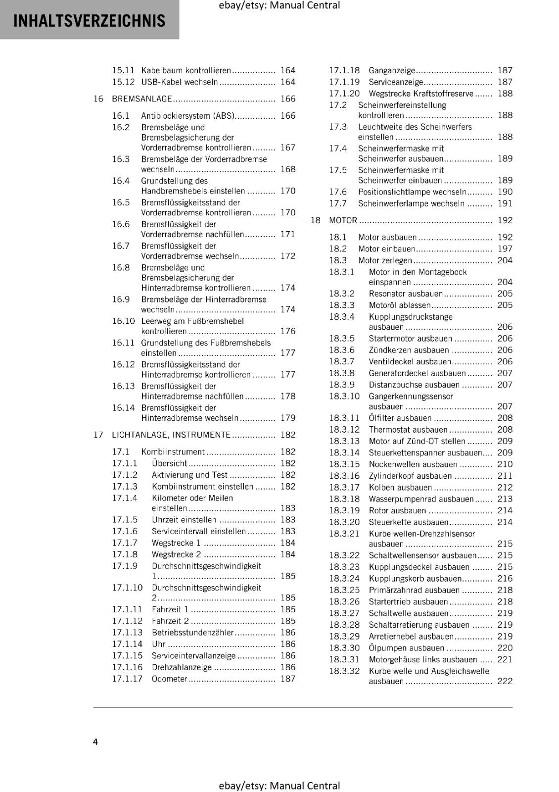 GERMAN LANGUAGE - KTM 2023- ENDURO R EU - REPARATURANLEITUNG