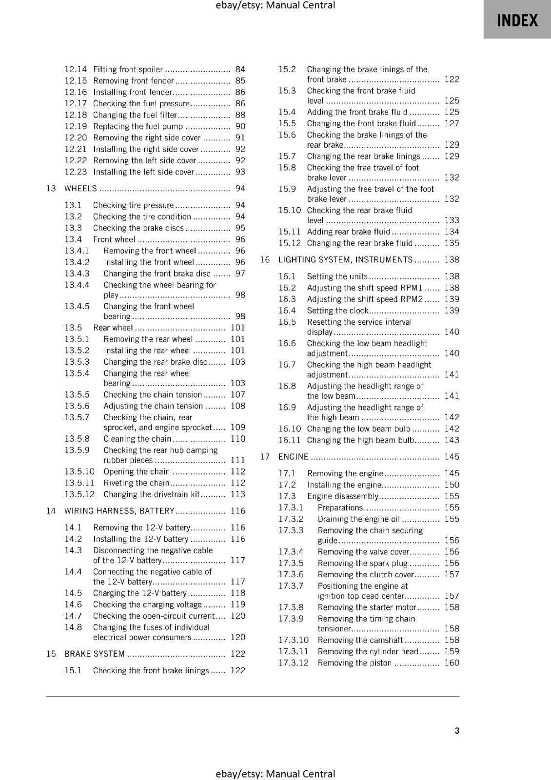 KTM 2020 - RC 200 - WORKSHOP SERVICE REPAIR MANUAL