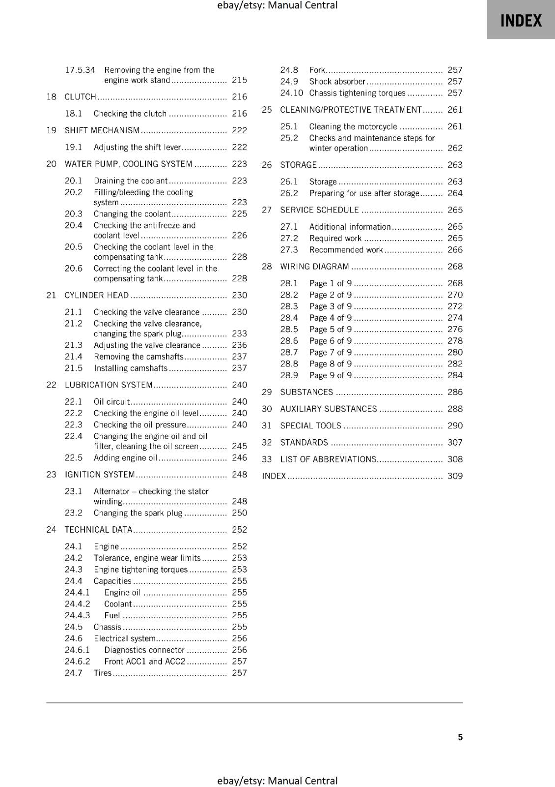 KTM 2020 - RC 200 - WORKSHOP SERVICE REPAIR MANUAL