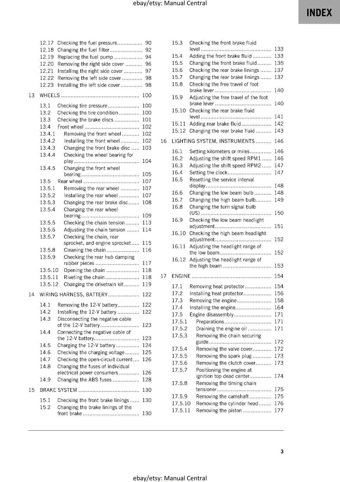 KTM 2020 - RC 390 - WORKSHOP SERVICE REPAIR MANUAL