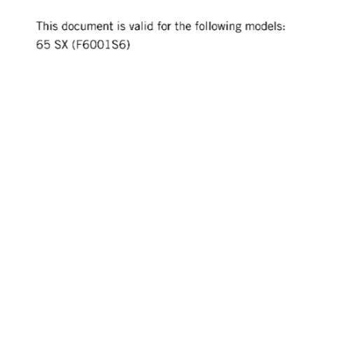 KTM MOTORCYCLE 2019 -  65 SX - WORKSHOP SERVICE MANUAL - REPRINT