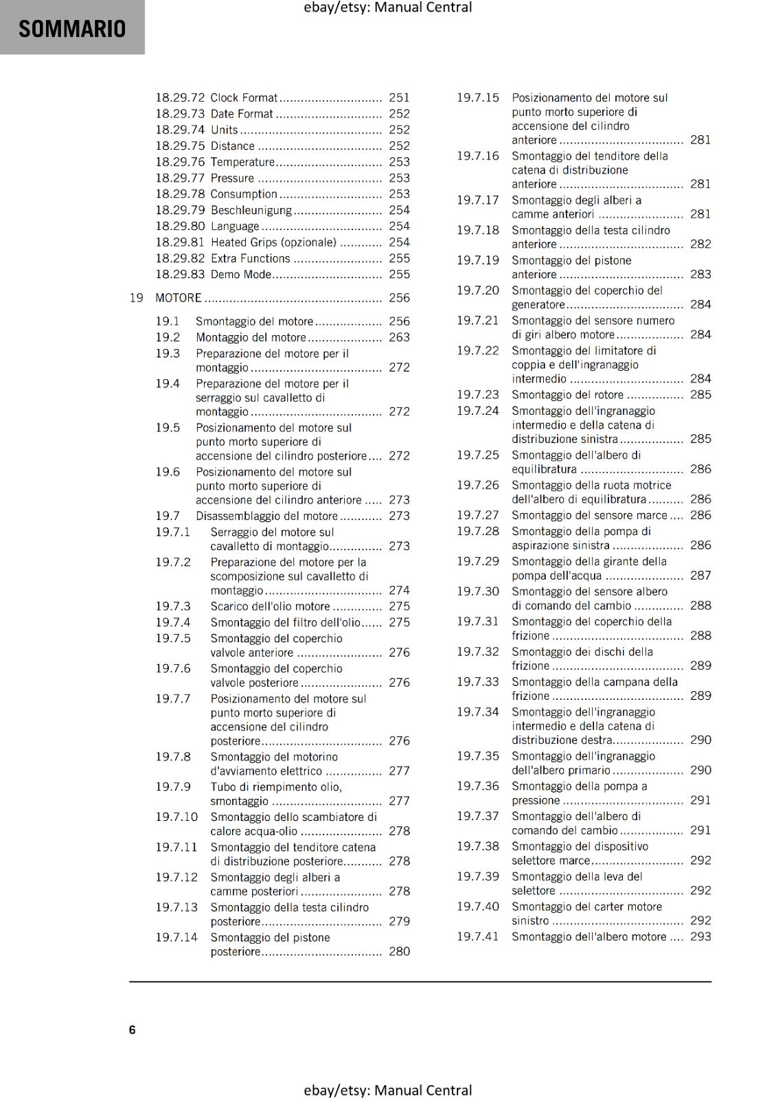 ITALIAN LANGUAGE - KTM 2024 - 1390 SUPER DUKE R EVO  - MANUALE DI RIPARAZIONE