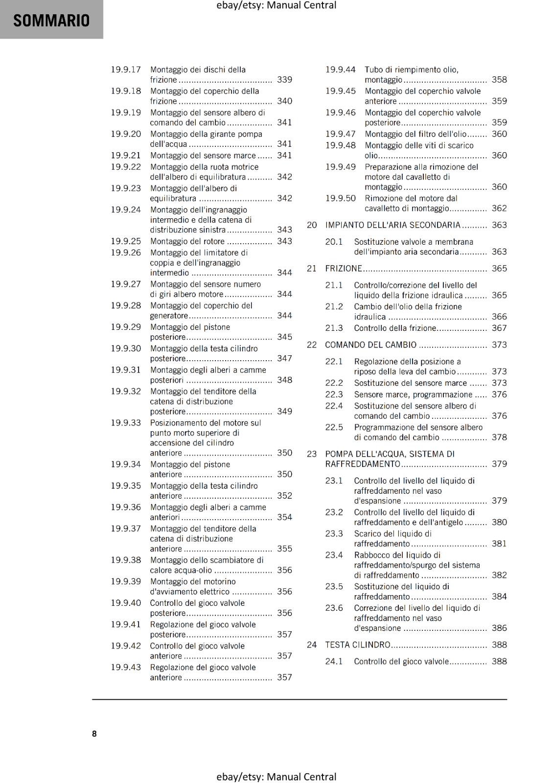 ITALIAN LANGUAGE - KTM 2024 - 1390 SUPER DUKE R EVO  - MANUALE DI RIPARAZIONE