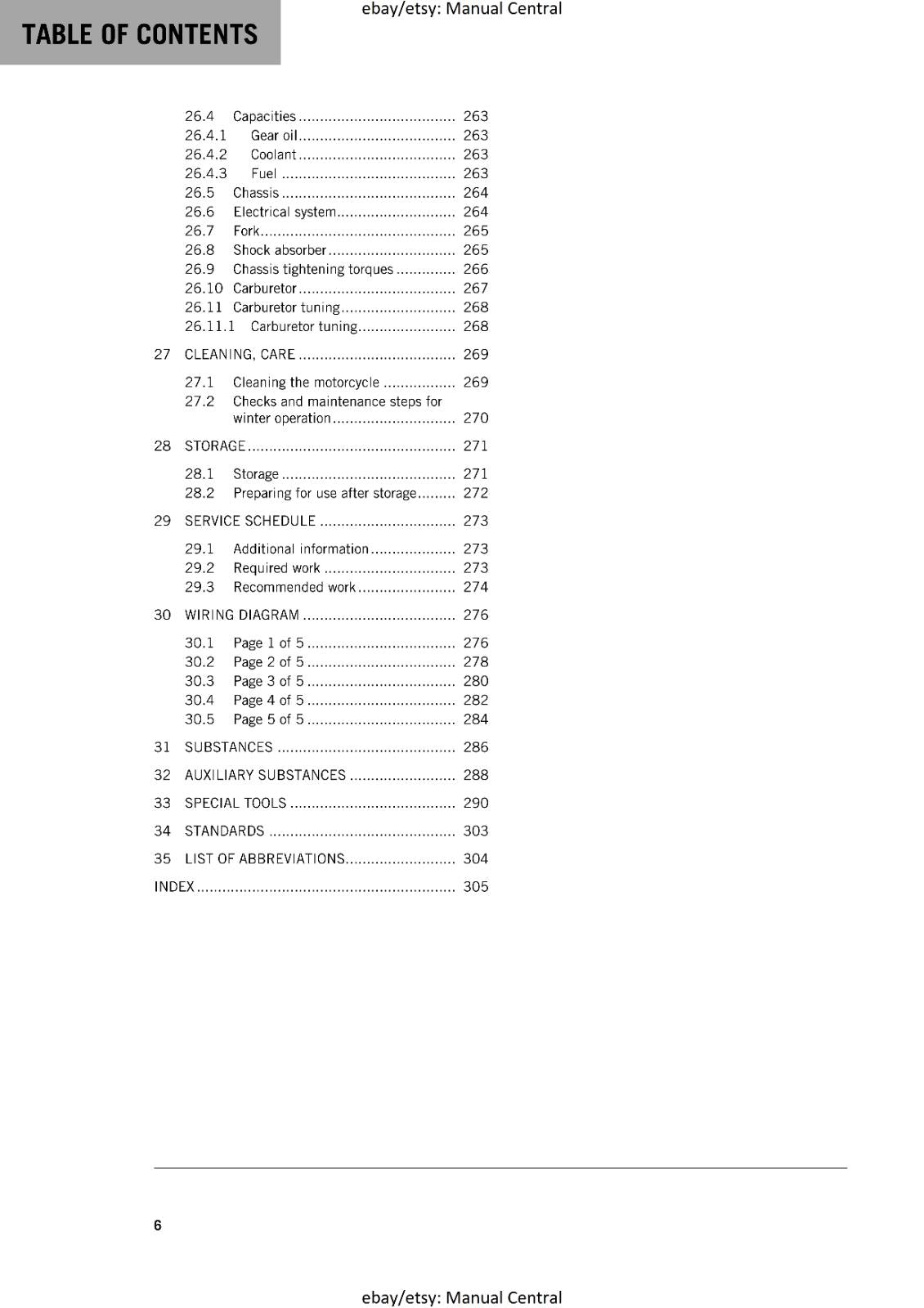 KTM MOTORCYCLE 2019 -  300 EXC  -  WORKSHOP SERVICE MANUAL