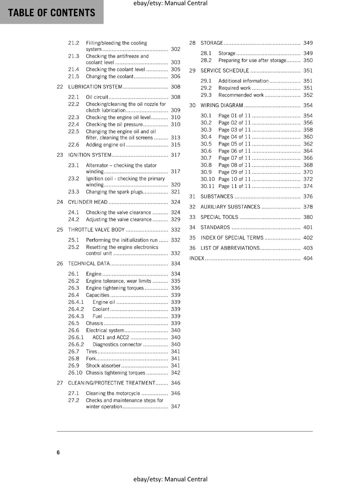 KTM MOTORCYCLE 2019 -  690 SMC R -  WORKSHOP SERVICE
