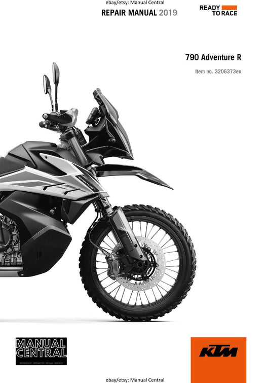 KTM MOTORCYCLE 2019 - 790 ADVENTURE R -  WORKSHOP SERVICE