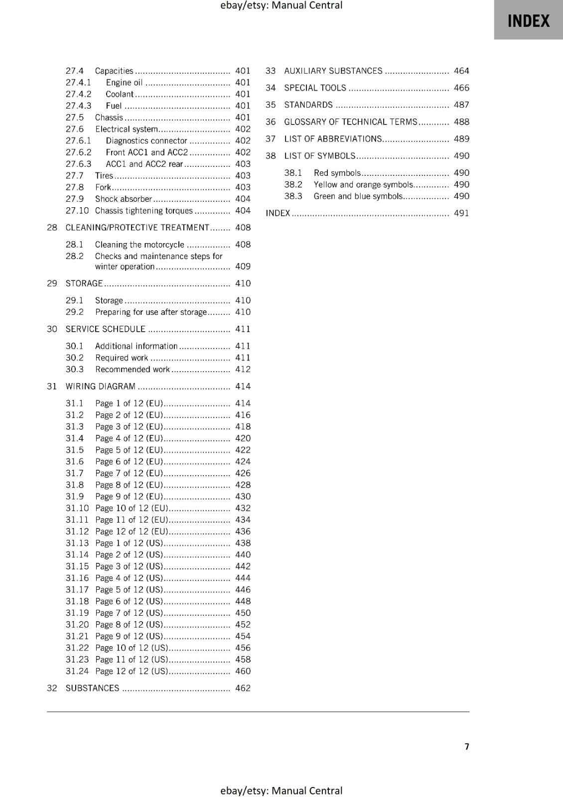 KTM MOTORCYCLE 2019 - 790 ADVENTURE R -  WORKSHOP SERVICE