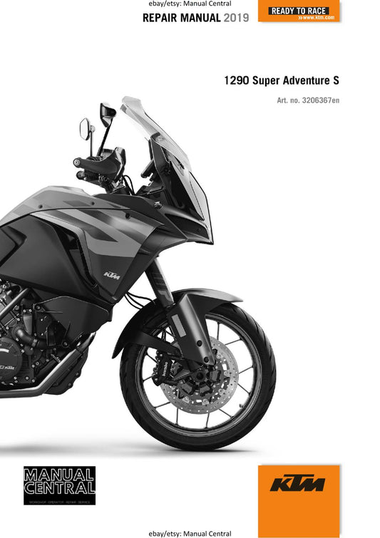 KTM MOTORCYCLE 2019 - 1290 SUPER ADVENTURE S - WORKSHOP SERVICE