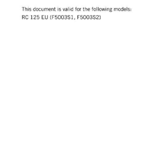 KTM MOTORCYCLE 2019 - RC 125 - WORKSHOP SERVICE