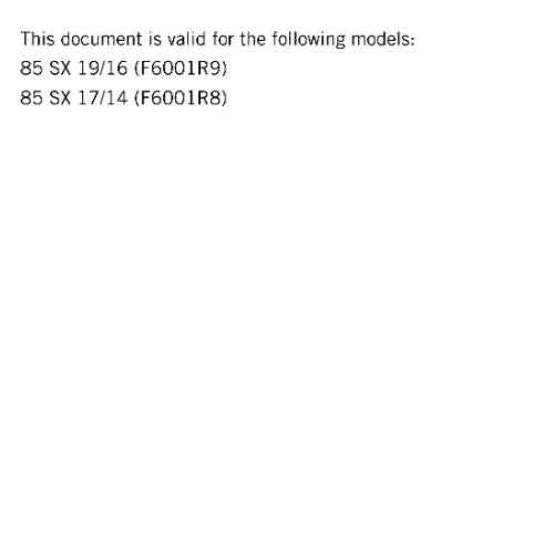 KTM MOTORCYCLE 2018 -  85 SX - WORKSHOP SERVICE MANUAL - REPRINT