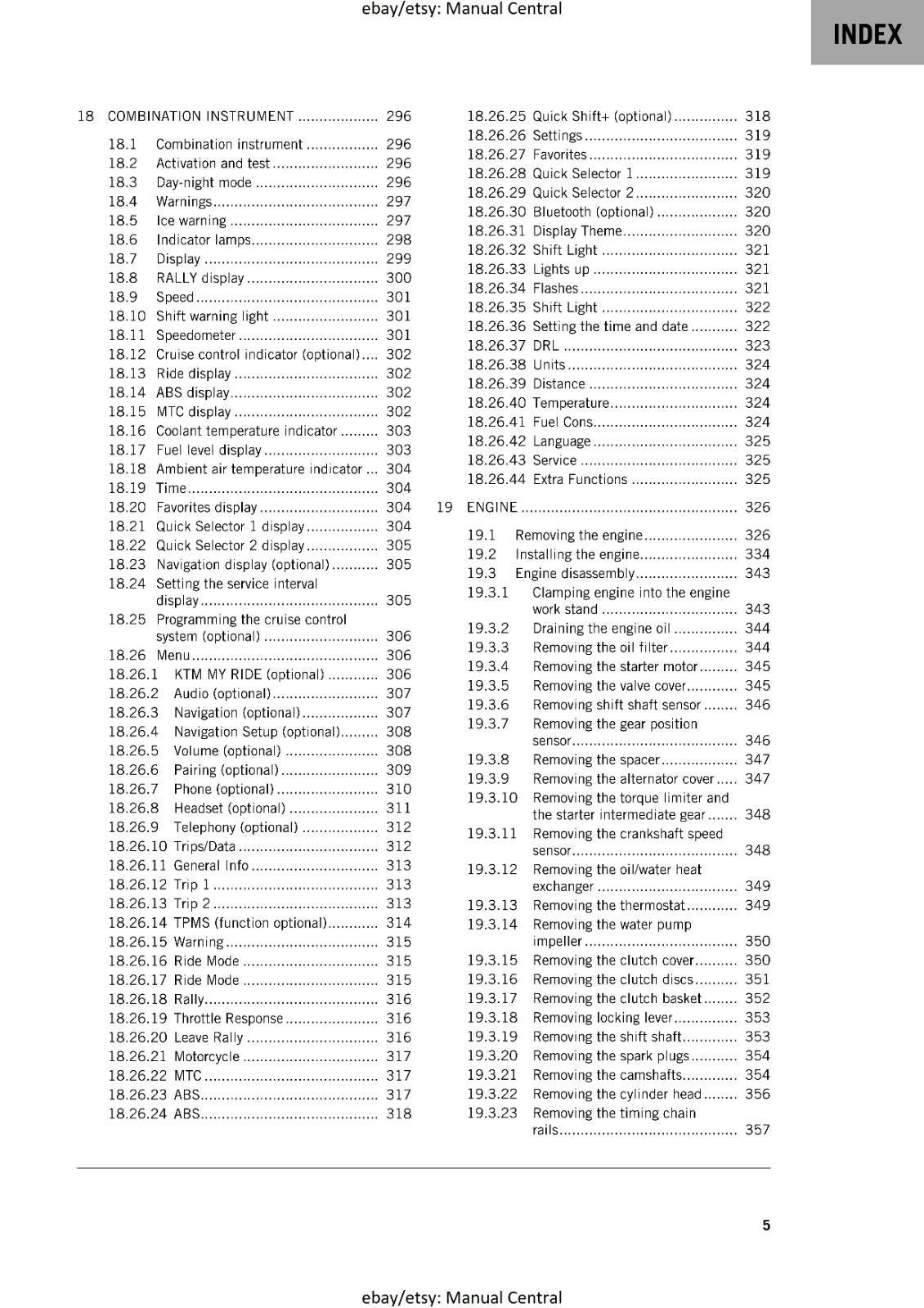 KTM 2020 - 790 ADVENTURE R RALLY - WORKSHOP SERVICE REPAIR MANUAL