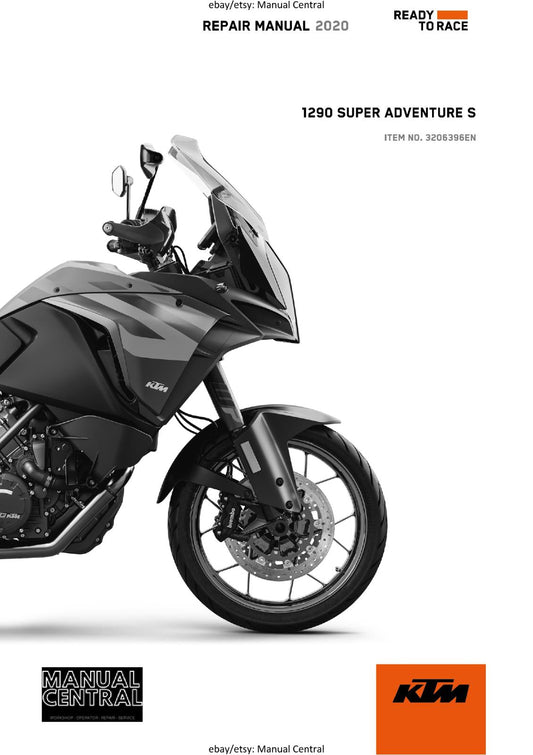 KTM 2020 - 1290 SUPER ADVENTURE S - WORKSHOP SERVICE REPAIR MANUAL
