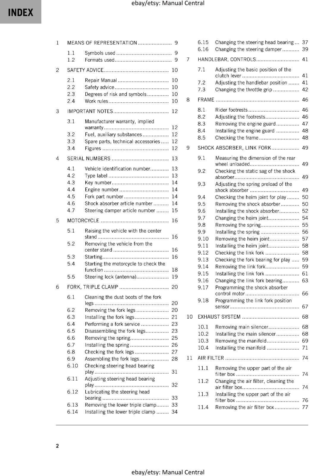 KTM 2020 - 1290 SUPER ADVENTURE S - WORKSHOP SERVICE REPAIR MANUAL