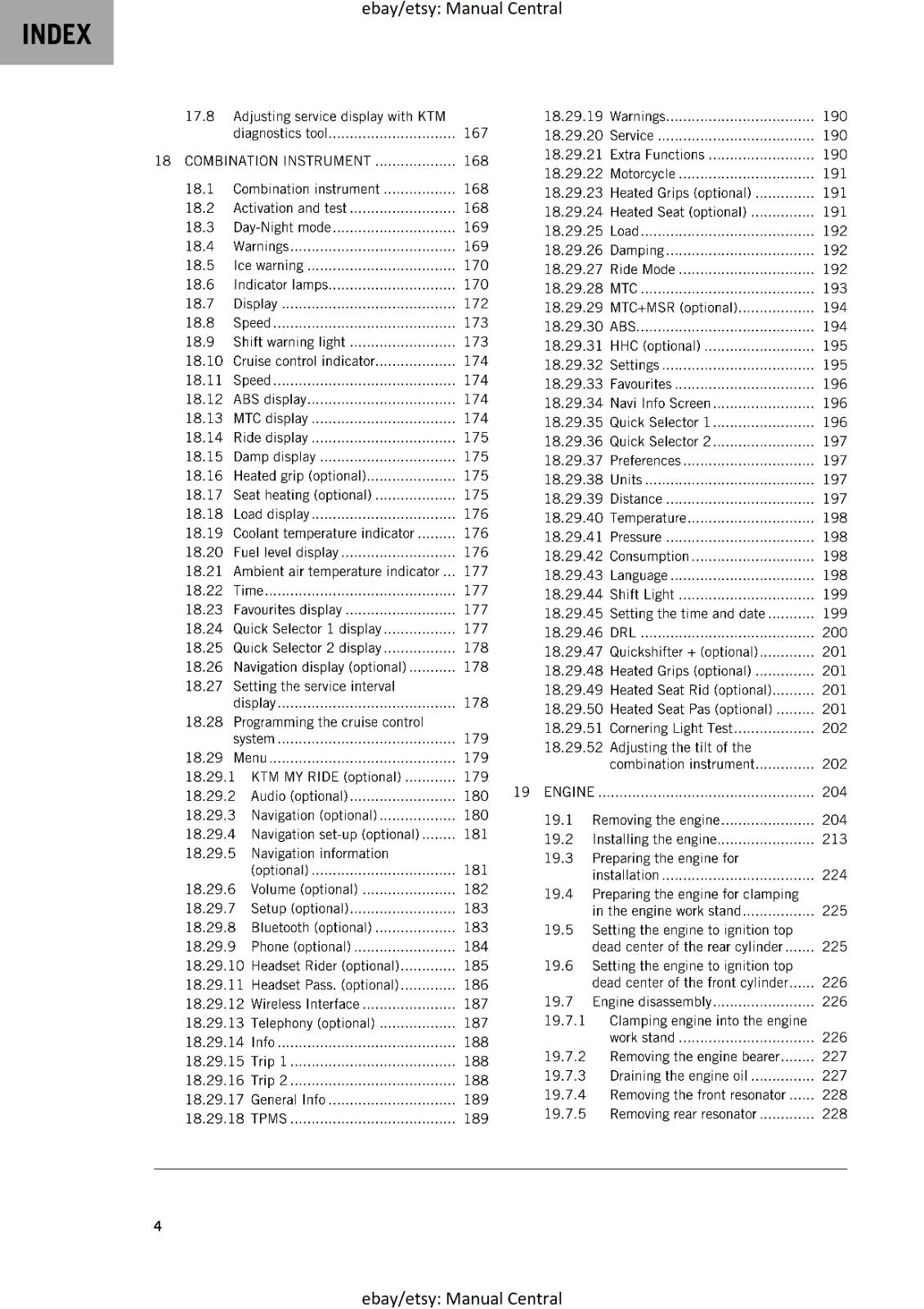 KTM 2020 - 1290 SUPER ADVENTURE S - WORKSHOP SERVICE REPAIR MANUAL