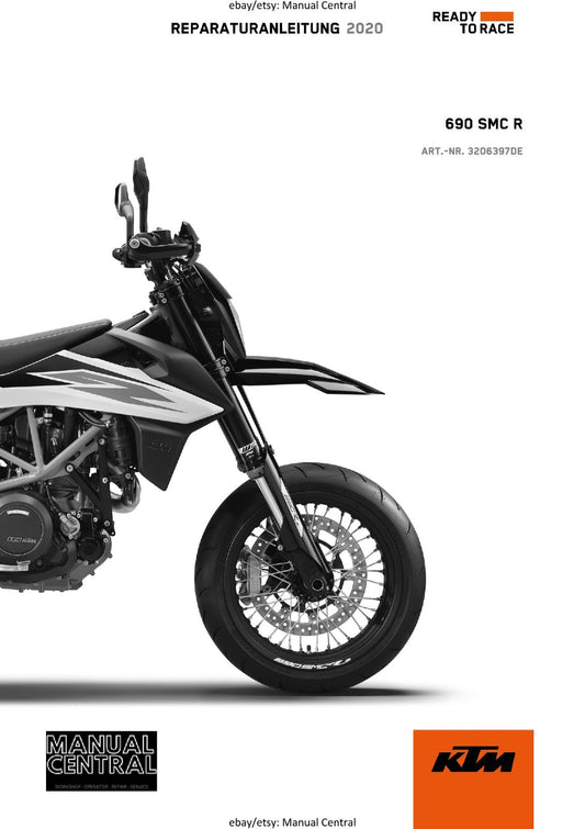 GERMAN LANGUAGE - KTM 2020 - 690 SMC R - REPARATURANLEITUNG
