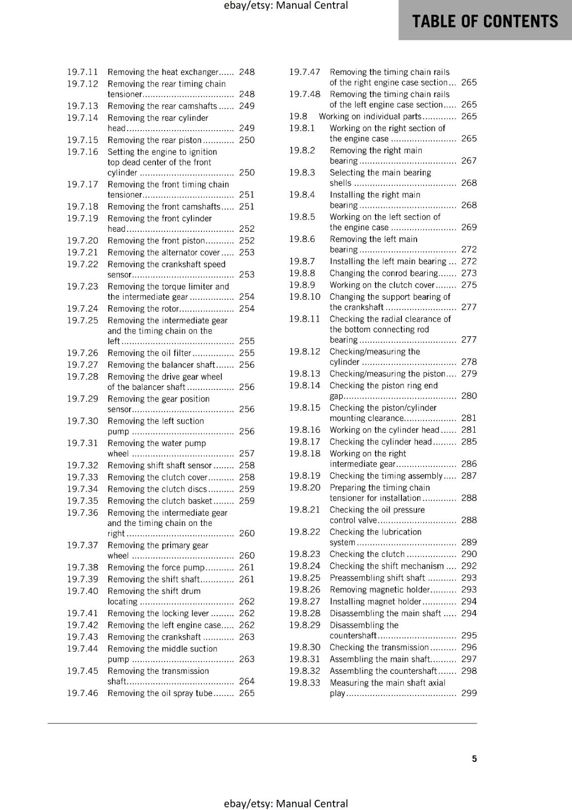 KTM MOTORCYCLE 2018 -  1290 SUPER DUKE R - WORKSHOP SERVICE MANUAL